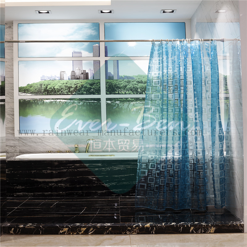 003 Bathroom shower curtains supplier